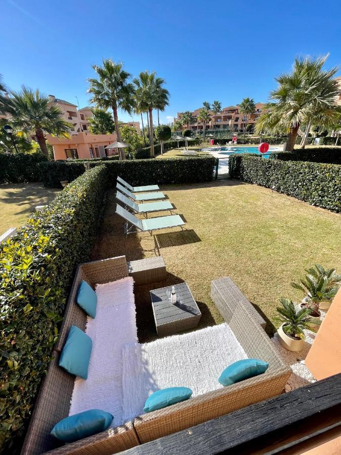 Casares Beach Golf Apartment With Private Garden Direct Pool Access Exterior photo